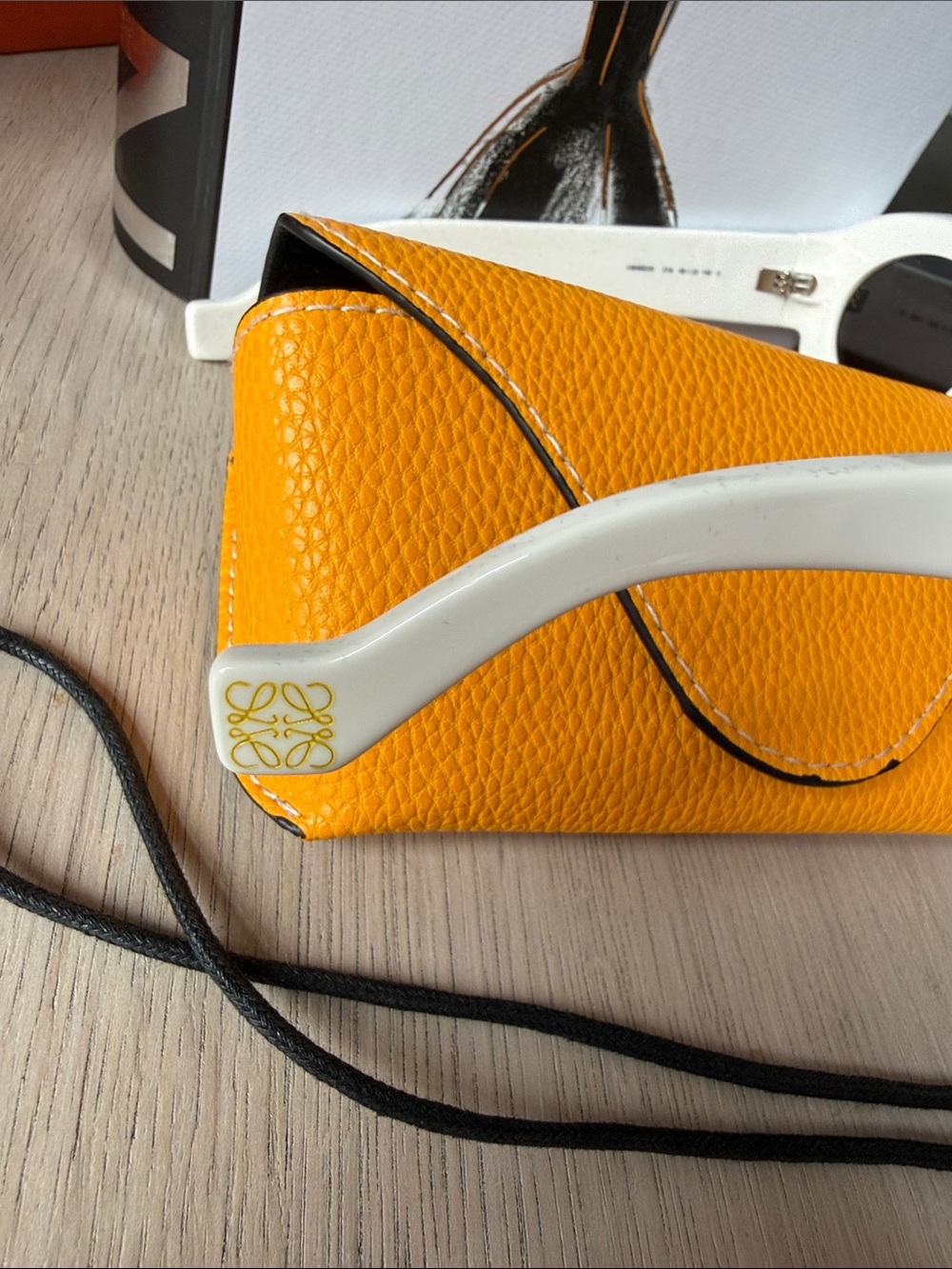 Loewe Paula’s Ibiza Yellow Oversized Sunglasses New Full Set Rare - Picture 7 of 9